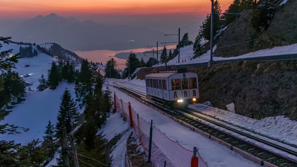 Fonduefahrt auf die Rigi